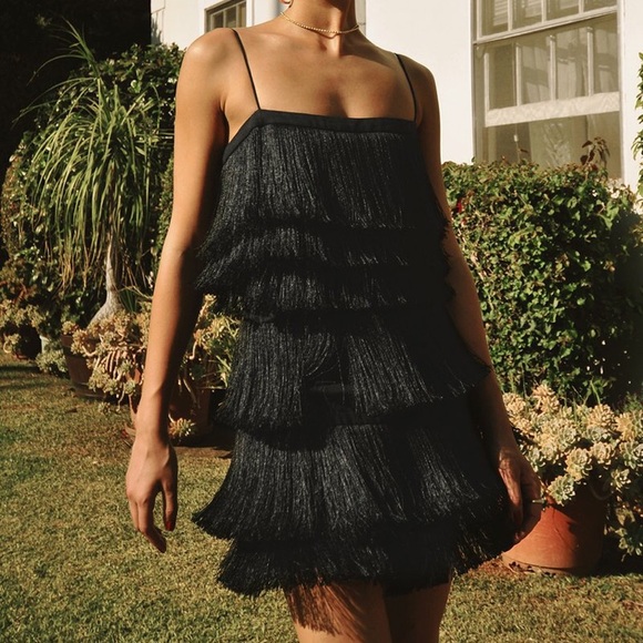 Le Rumi MAISIE MINI FRINGE DRESS - Picture 2 of 6